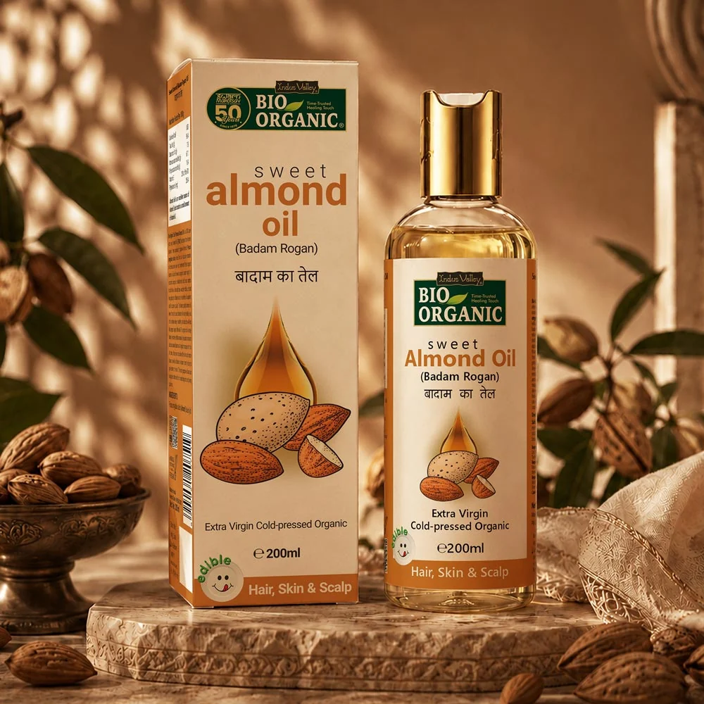 Almond Oil 100% Pure Cold-Pressed 200ml